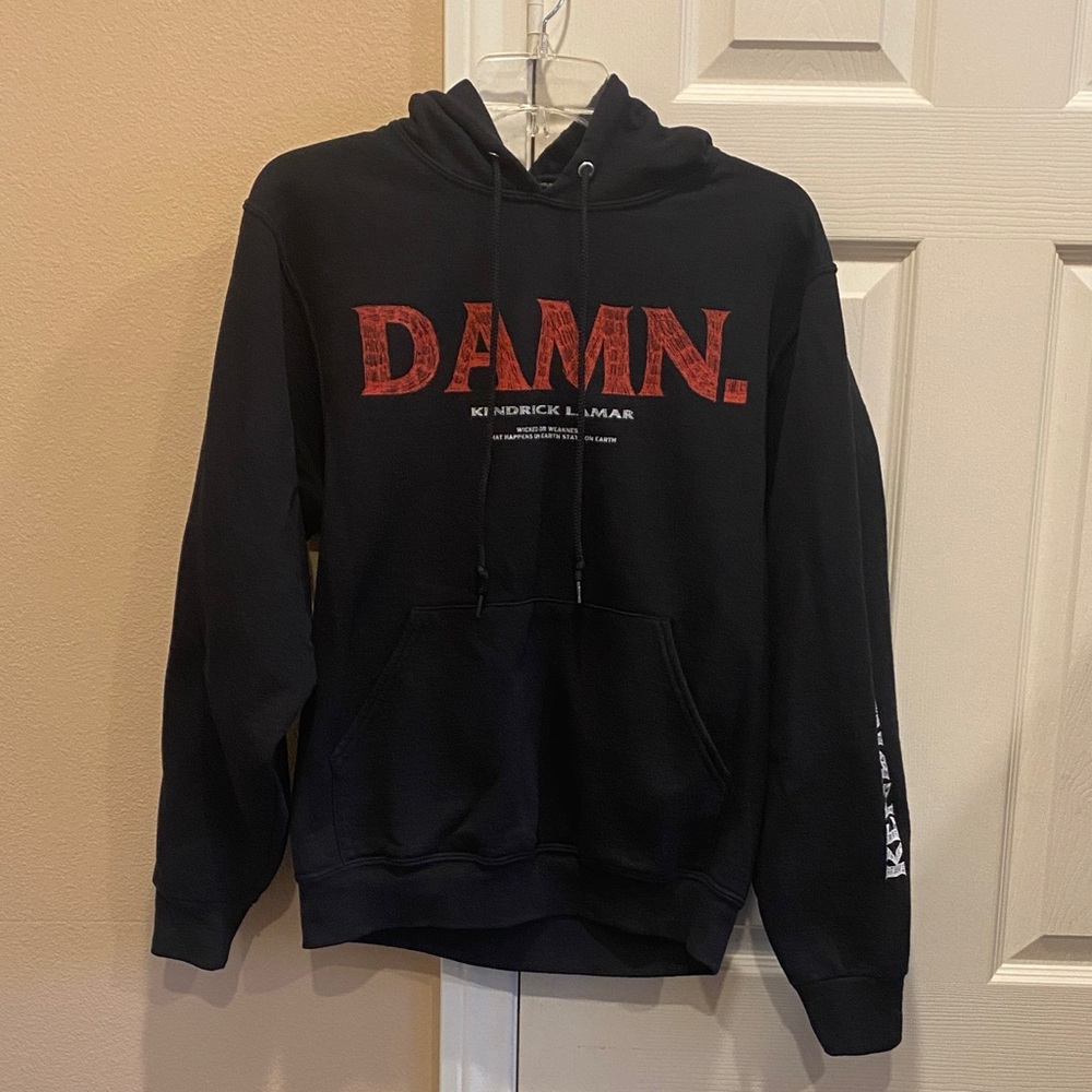 Top Dawg Entertainment Kendrick Lamar Damn Tour graphic hoodie